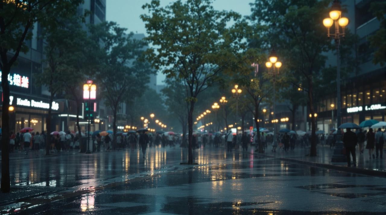 雨水长街