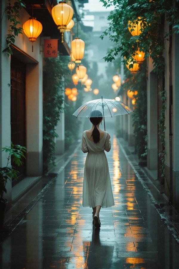 雨巷 文艺爱情 电影海报